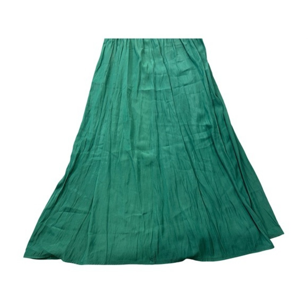 Universal Thread Womens Medium Green Ruffle Lace Trim Sleeveless Maxi Dress NEW - Picture 11 of 11